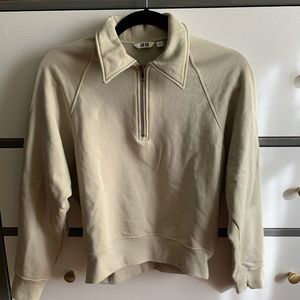Uniqlo x JW Anderson Half-zip Pullover Cotton Sage XS
